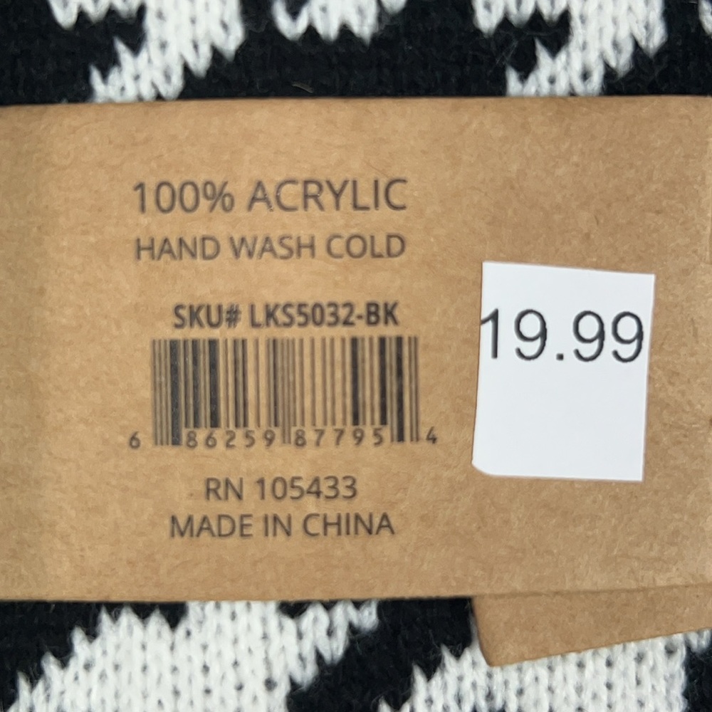 Label gift 2pc Hat & Scarf Set - Picture 4 of 4